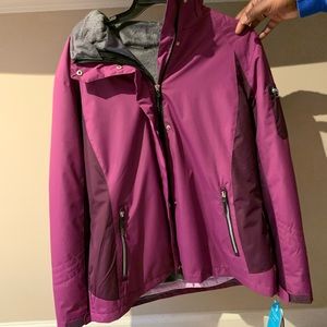 Free Country Purple 3 in 1 coat